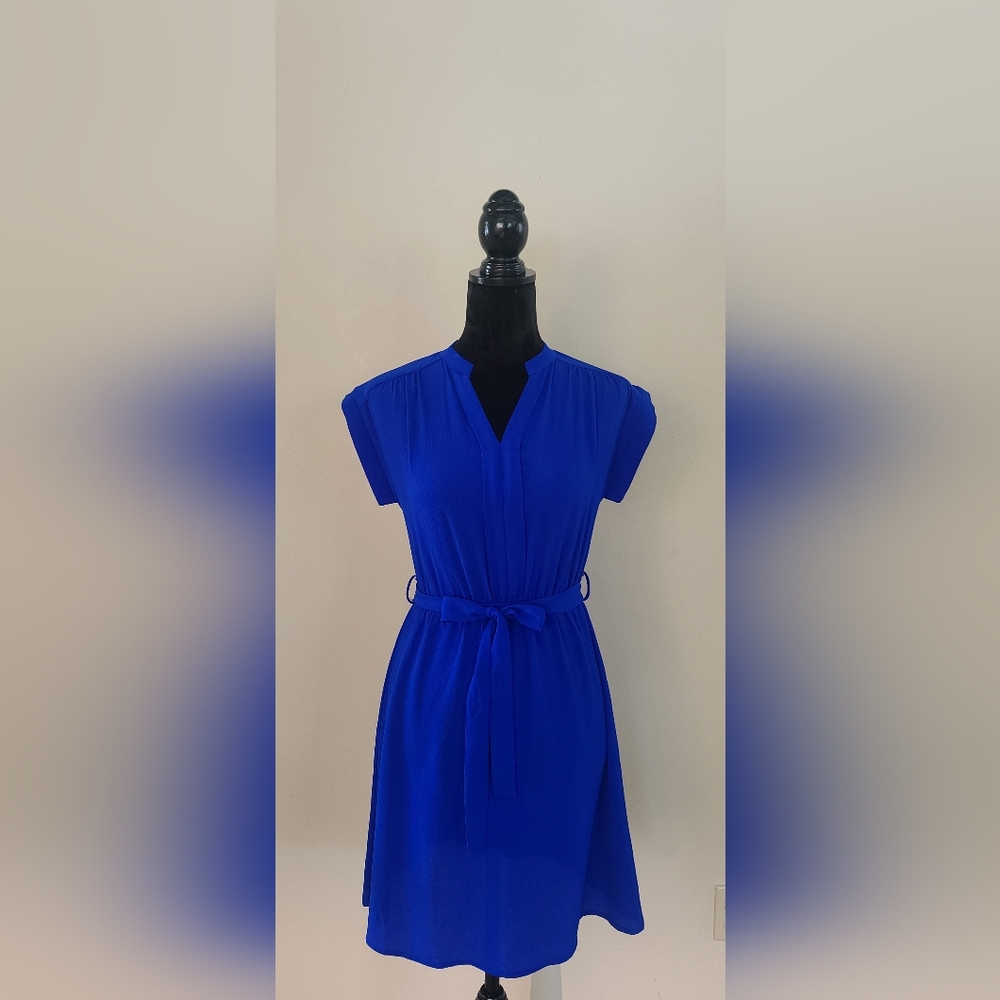 Monteau Royal Blue Midi Dress